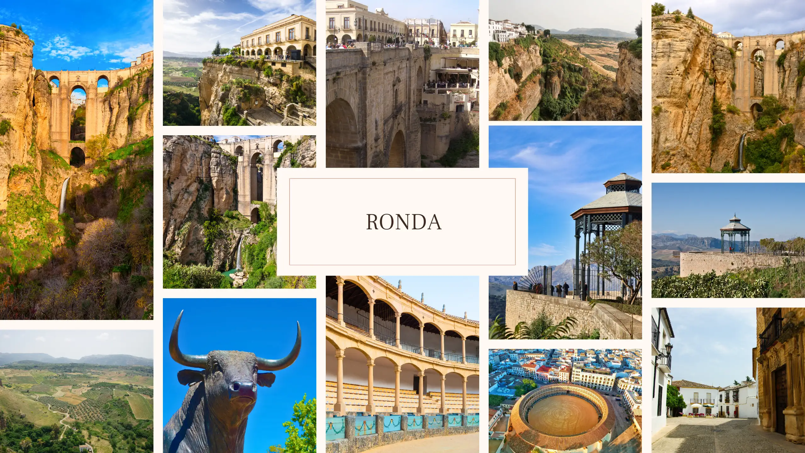 The Puente Nuevo bridge spanning the El Tajo gorge in Ronda