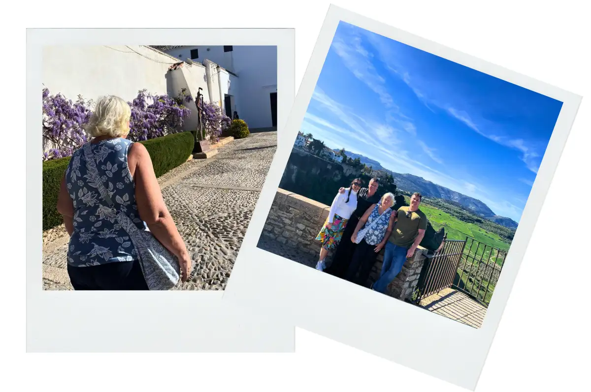 Polaroid pickering family trip