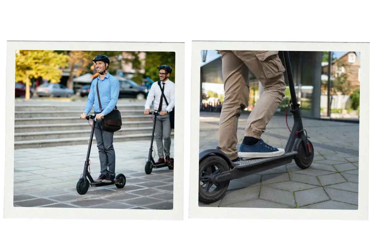 Electric scooter on Malaga street