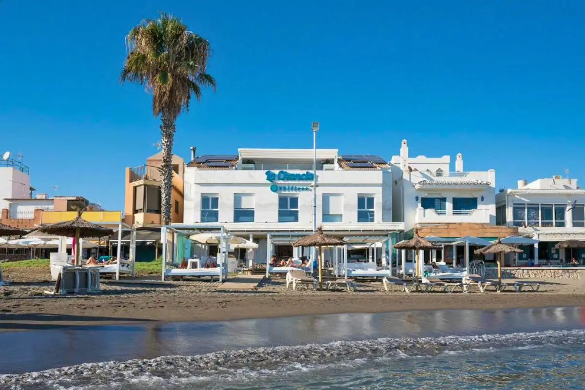 Beachfront hotel in Malaga with sea views