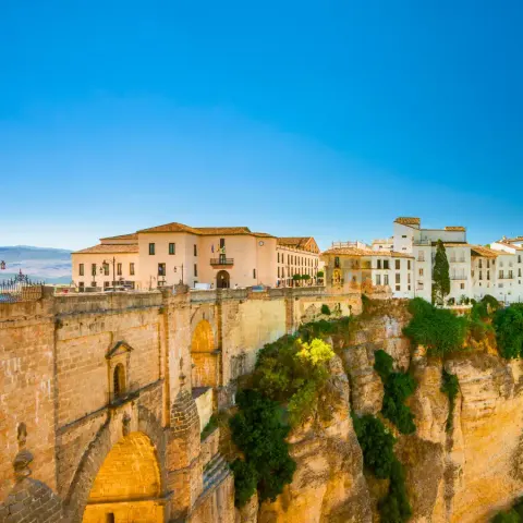 Puente Nuevo bridge over the gorge in Ronda