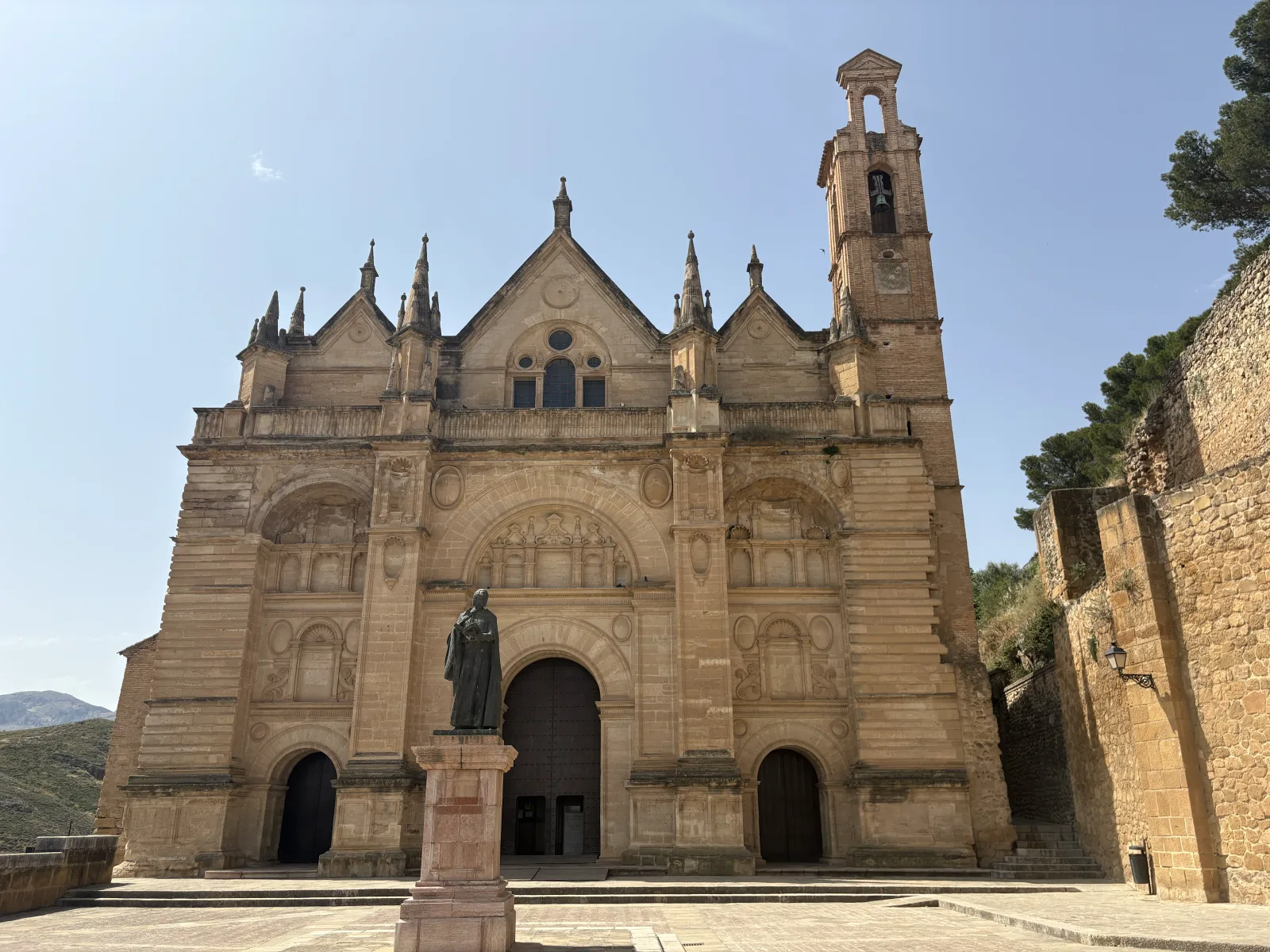 The Renaissance facade of the Colegiata de Santa María la Mayor in Antequera