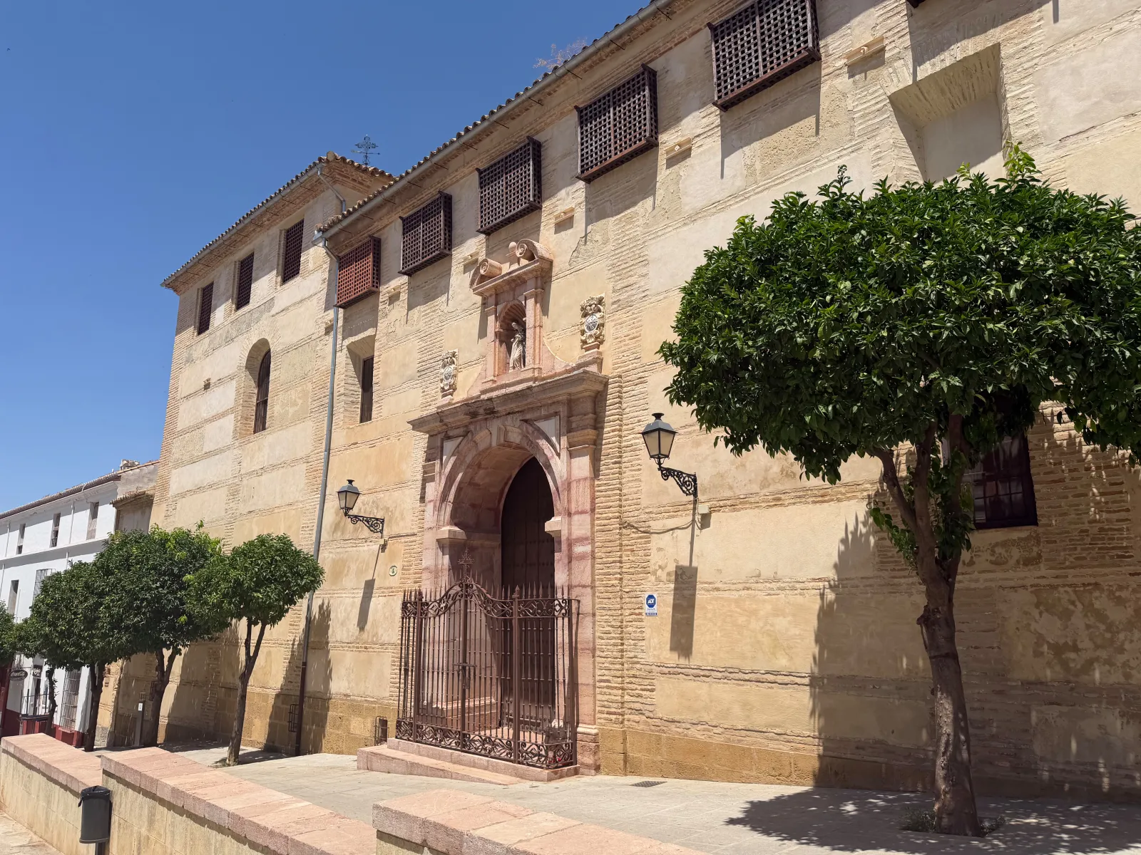 The facade of the Convento de Santa Catalina in Antequera's old town