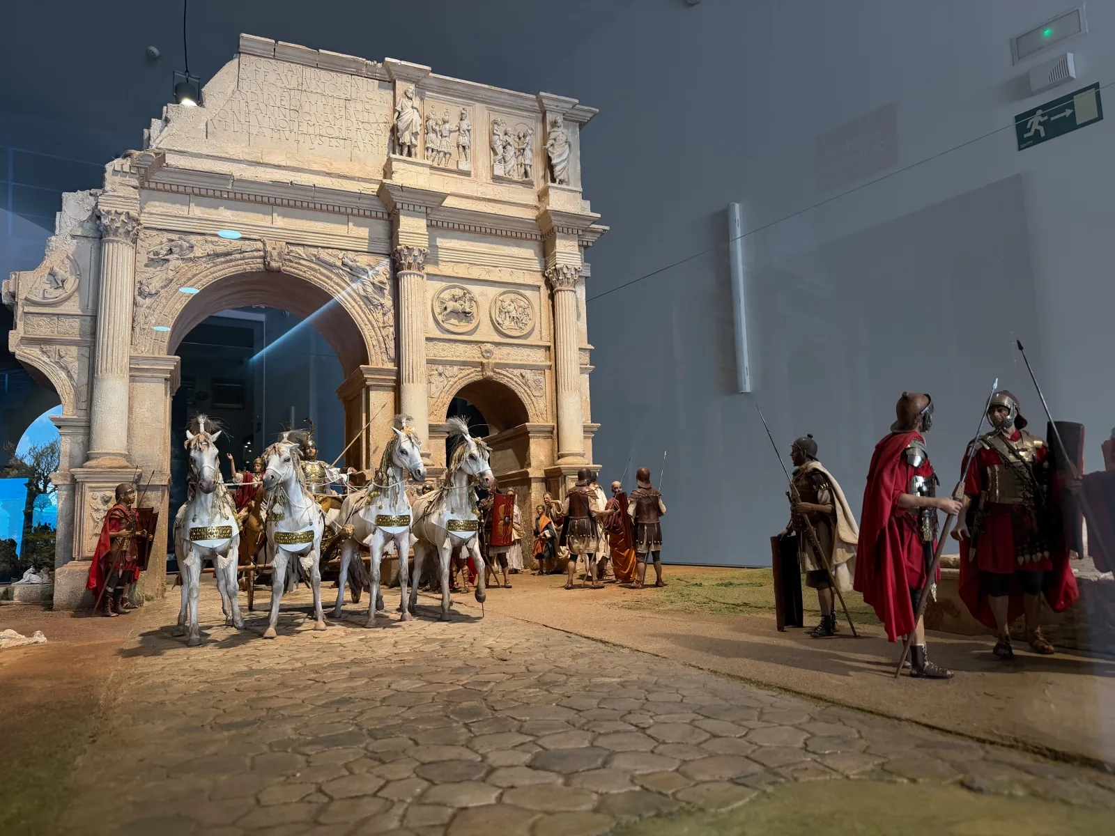 belen of roamn empire at belen museum in antequera