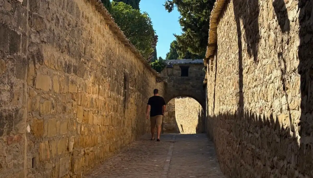 UNESCO-listed Baeza old town with Renaissance stone buildings
