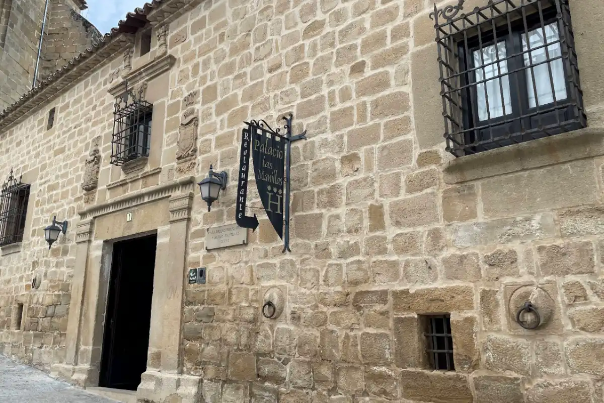 Palacete de Manilla dining room inside a restored Renaissance palace in Baeza
