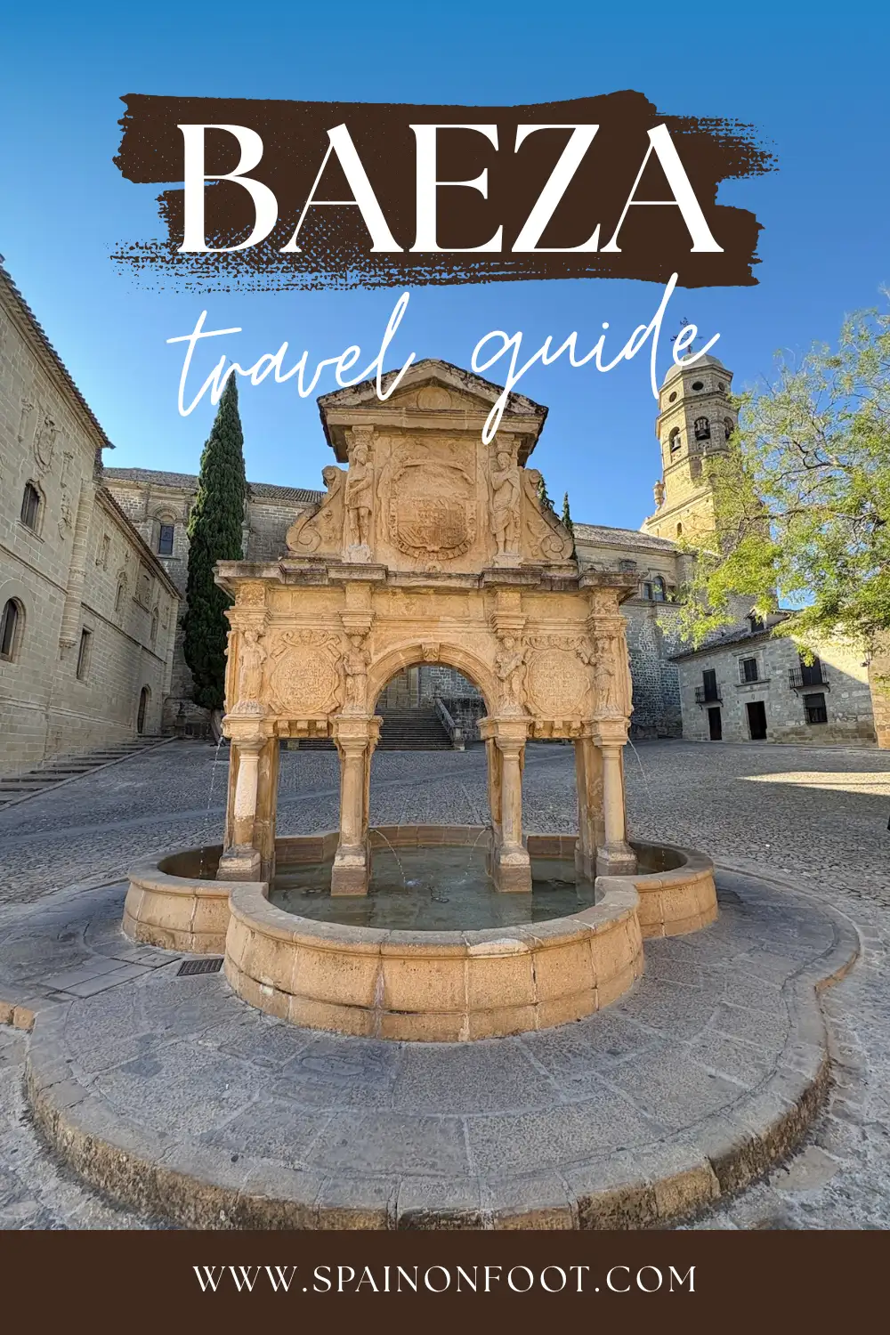 Renaissance stone architecture in the historic centre of Baeza, Jaen province