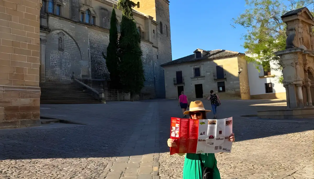 Renaissance stone architecture in the historic centre of Baeza, Jaen province