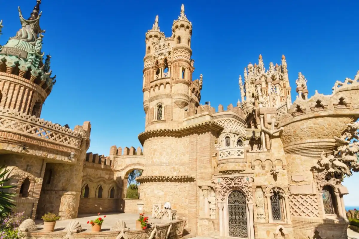 Castillo de Colomares in Benalmadena, a fairytale stone castle monument to Columbus