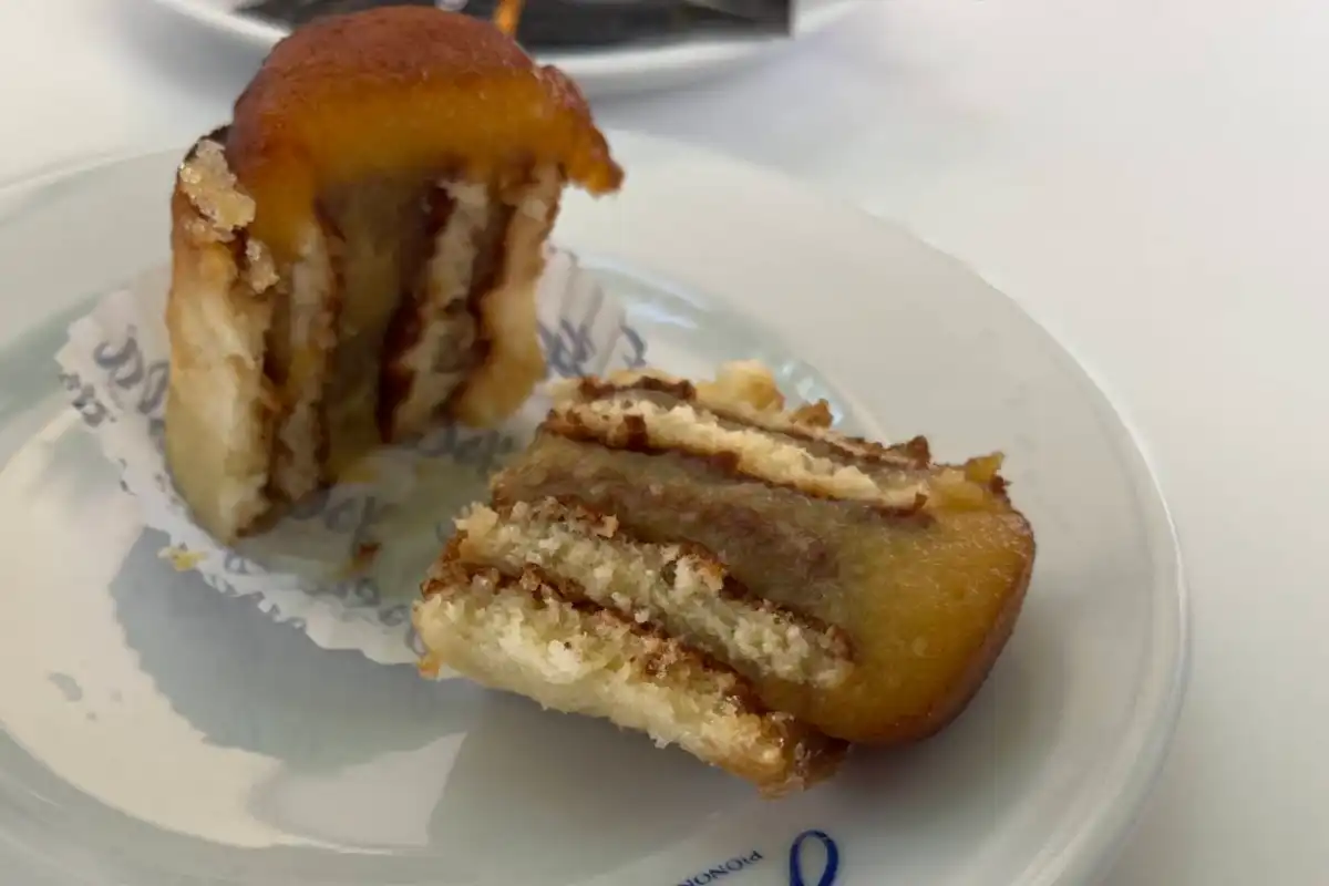 Pionono, Granada's signature sweet created in Santa Fe
