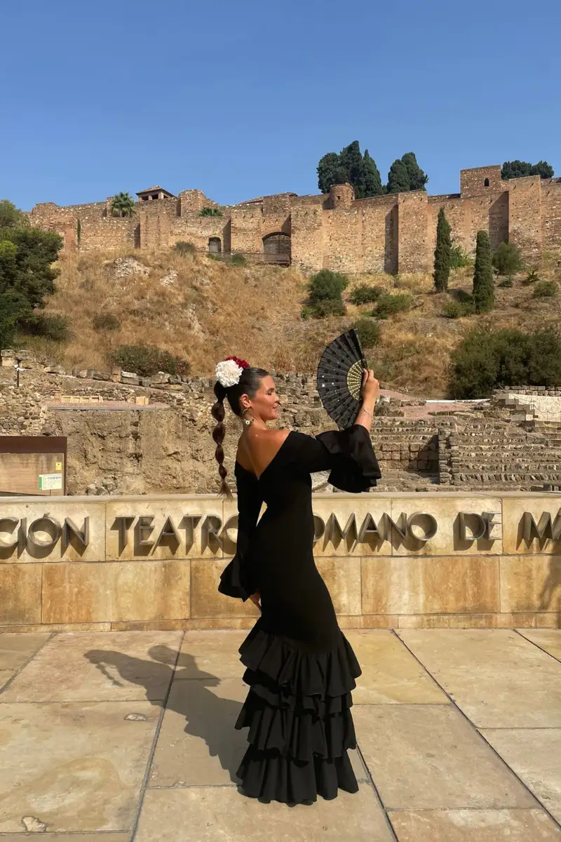 Flamenco dress at Feria de Málaga