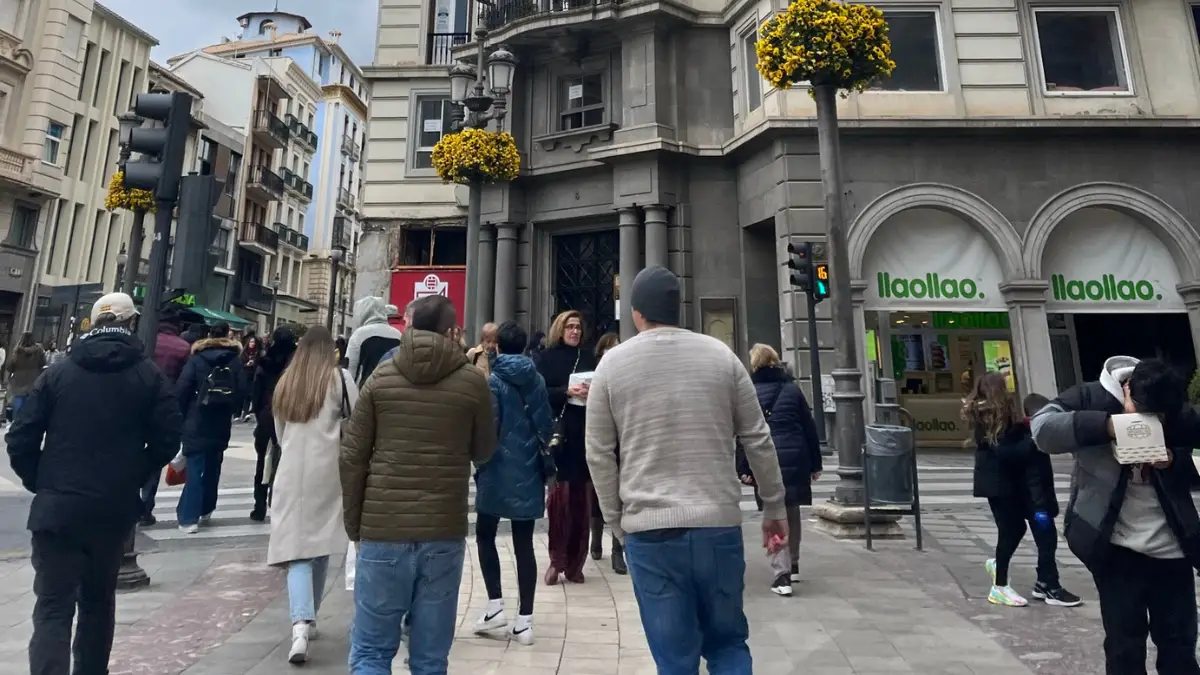 Walking through Granada's centre