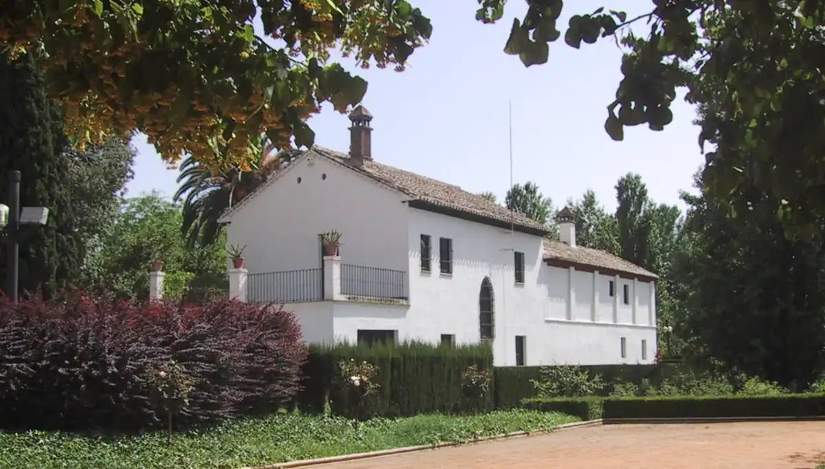 Federico Garcia Lorca's study preserved inside the Huerta de San Vicente museum