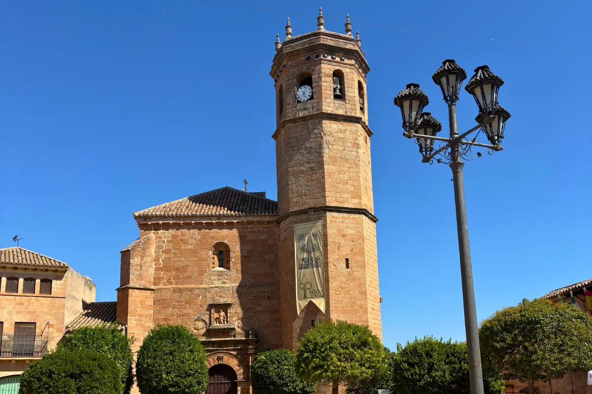 Ermita del Jesus del Llano church exterior in Banos de la Encina