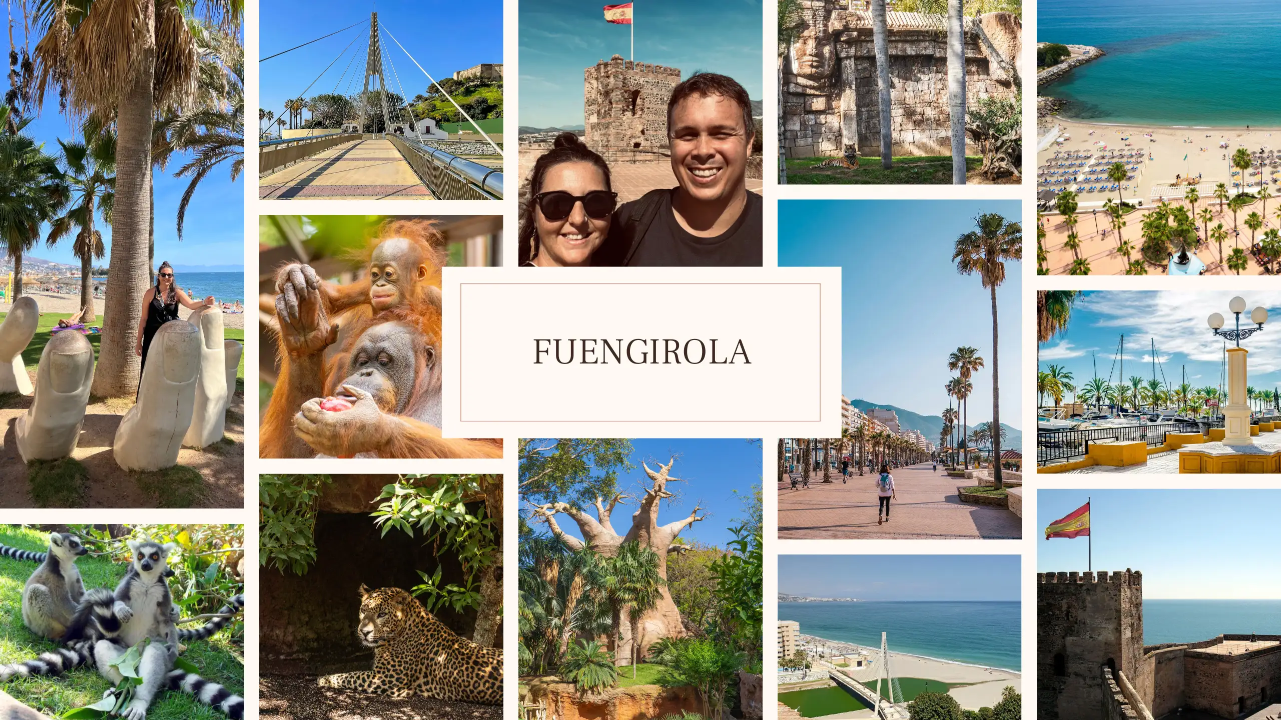 Fuengirola beach and seafront promenade on the Costa del Sol