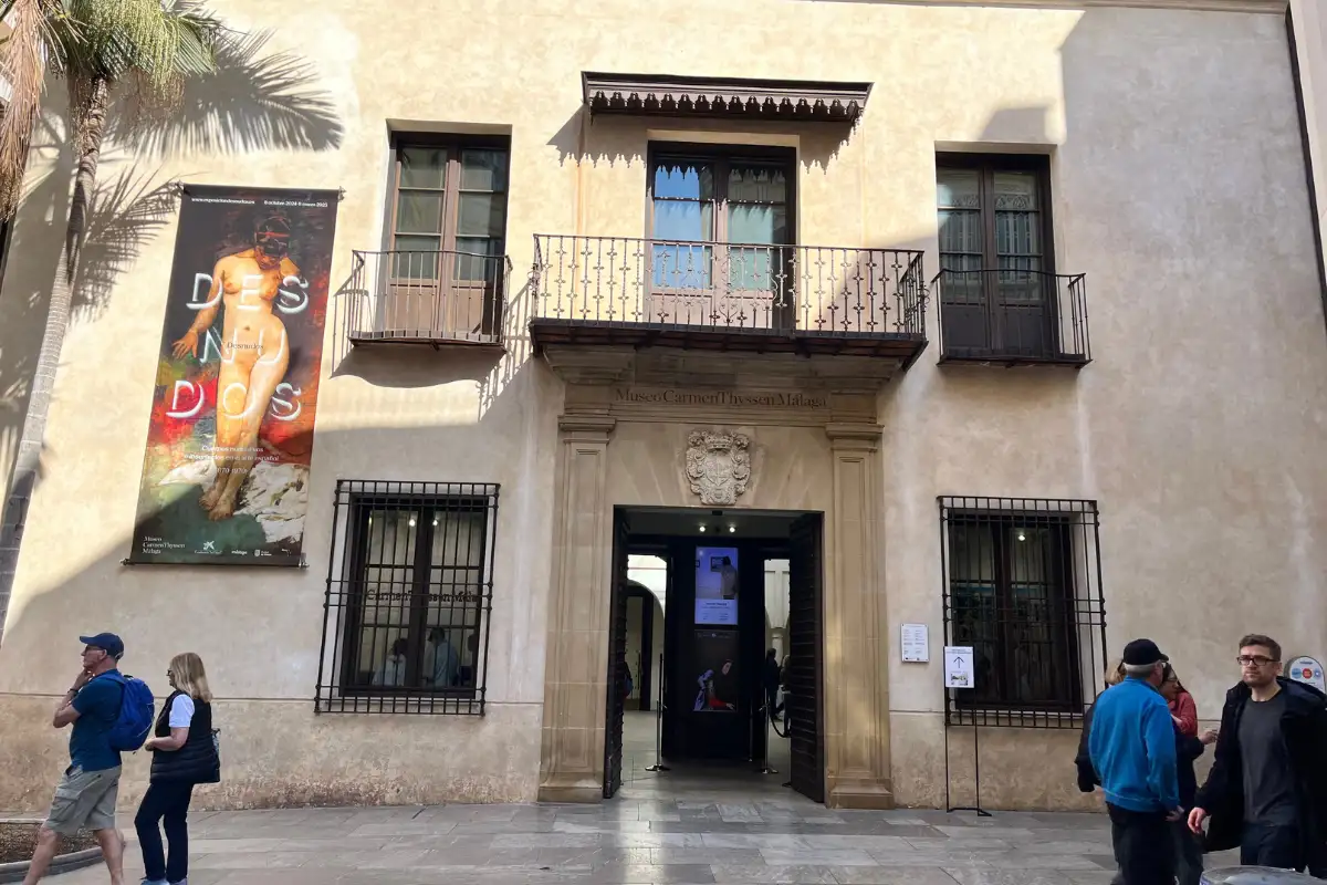 Carmen Thyssen Museum housed in a restored palace in Malaga