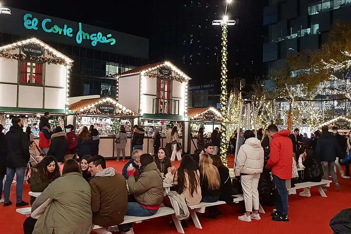 Christmas Market in Malaga.