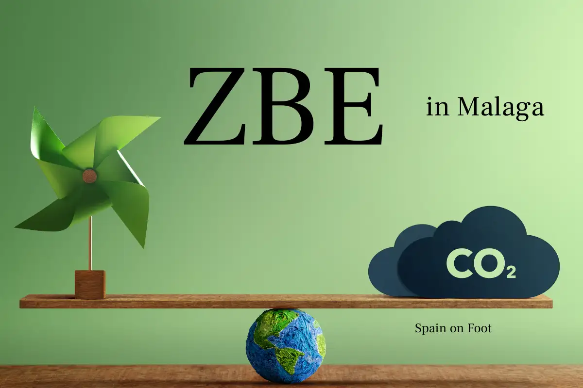 Graphic explaining the ZBE low emission zone rules in Málaga