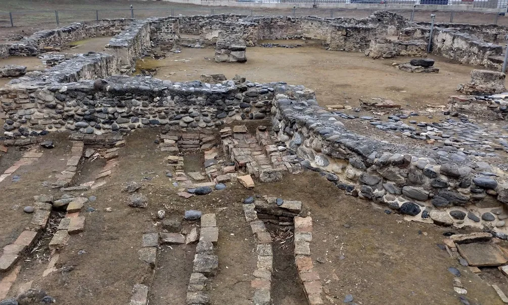 Ruins of the early Christian Vega del Mar Basilica near San Pedro de Alcantara
