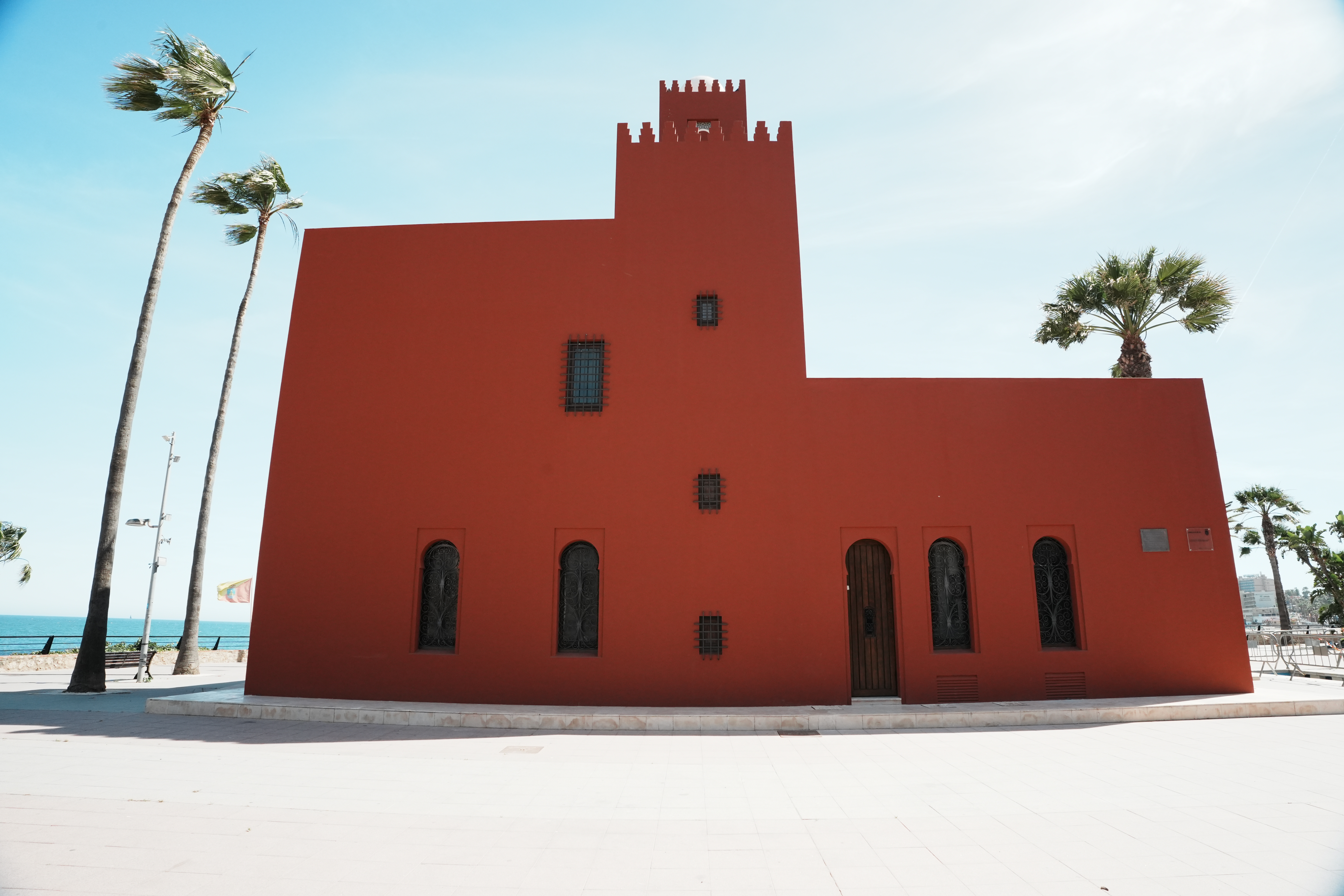 Castillo de Bil-Bil, the red Moorish-style castle on Benalmadena's seafront