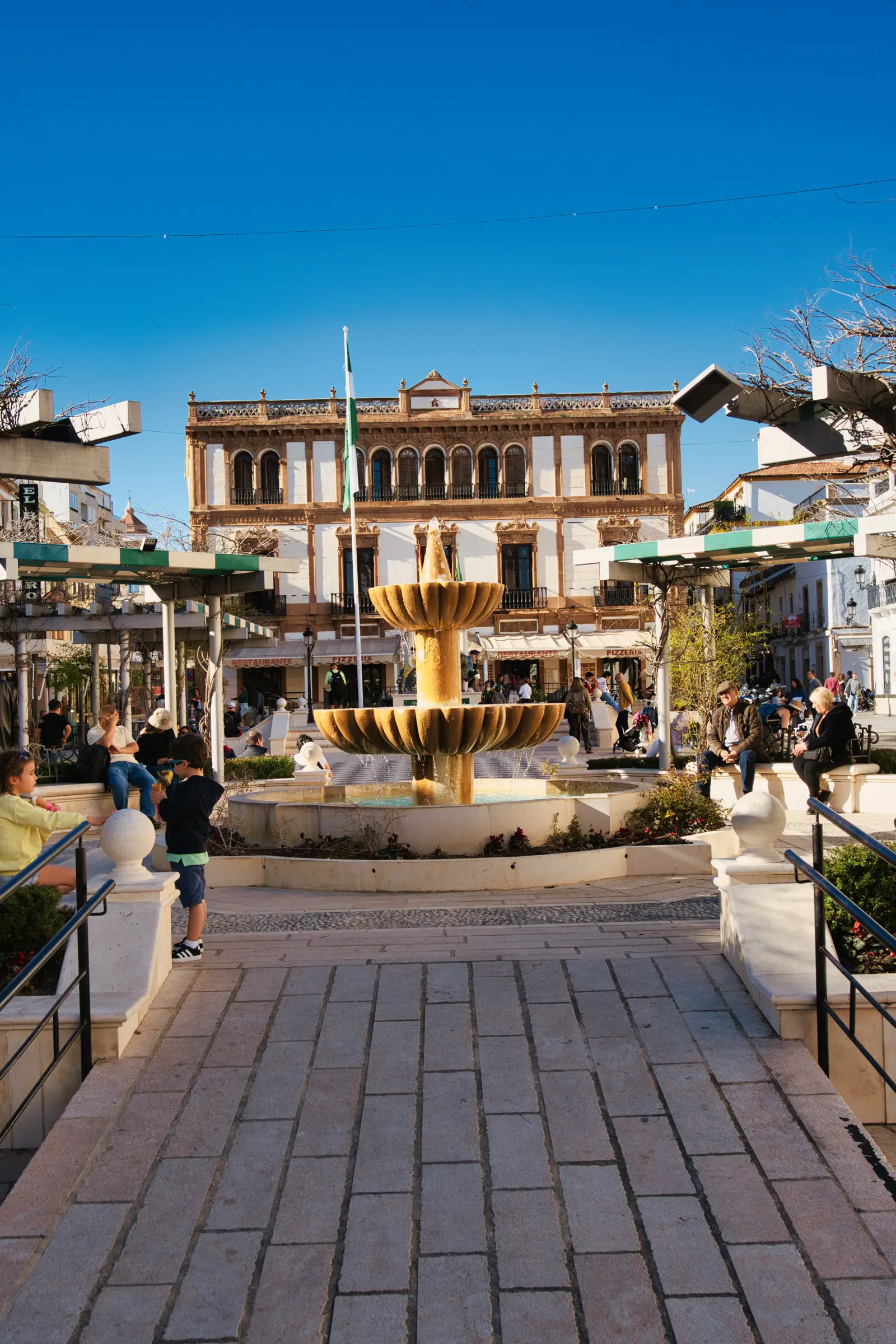 Fountain in Plaza del Socorro, Ronda