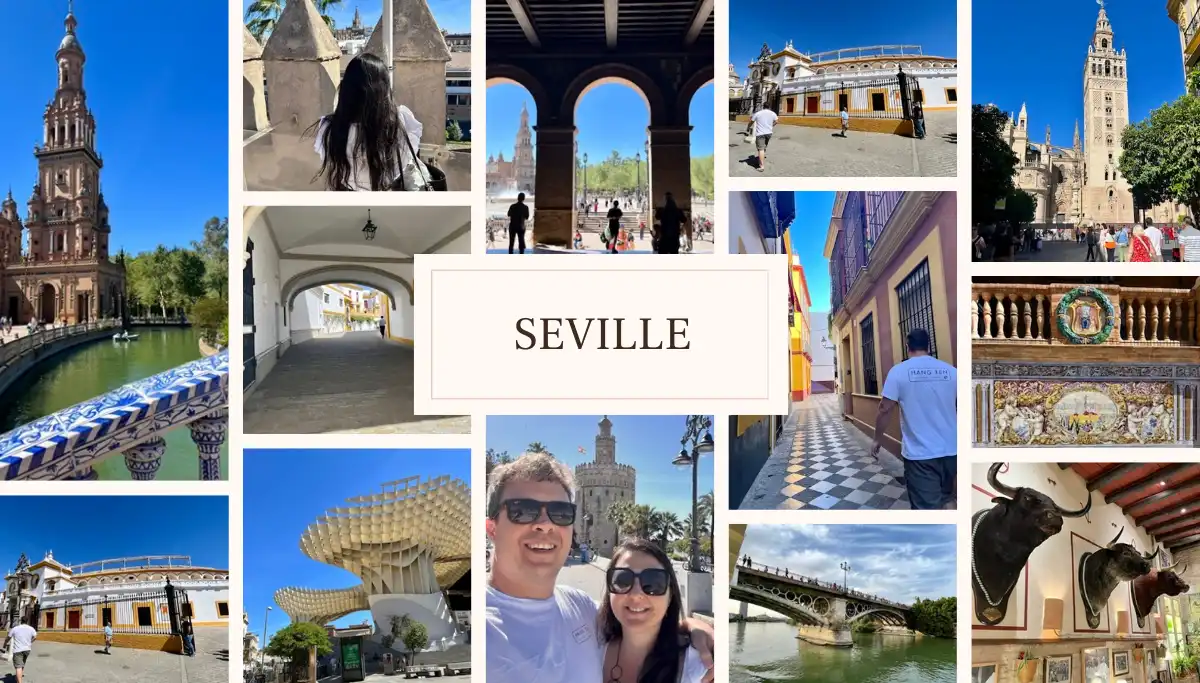 Seville cathedral and Real Alcázar seen on a day trip from Málaga