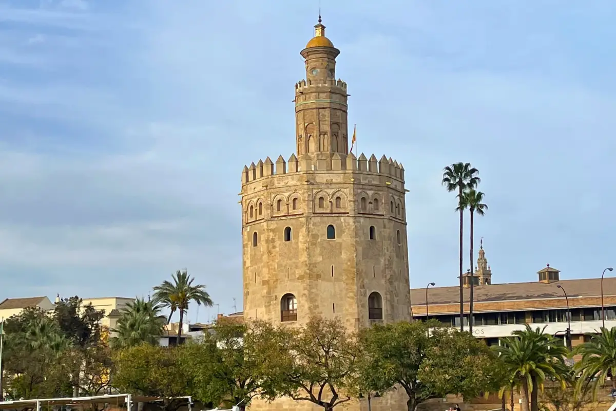 View across the Guadalquivir River to the Triana neighbourhood in Seville