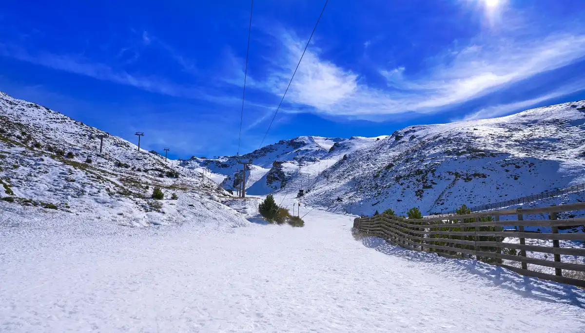 Sierra Nevada mountains from Granada