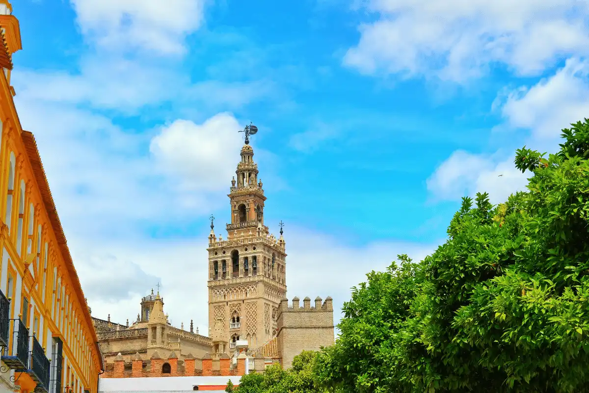 Seville Cathedral and Giralda tower