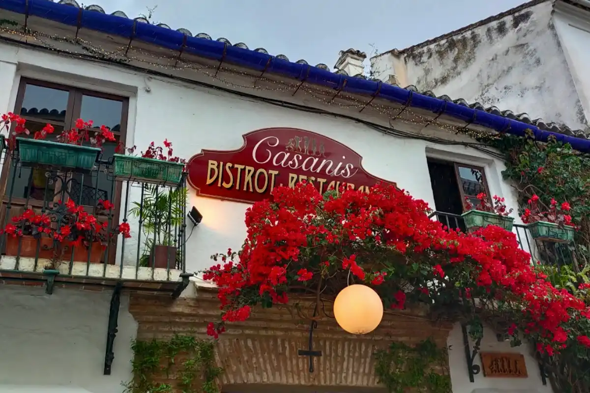 Casanis bistro on Plaza de Santo Cristo in Marbella