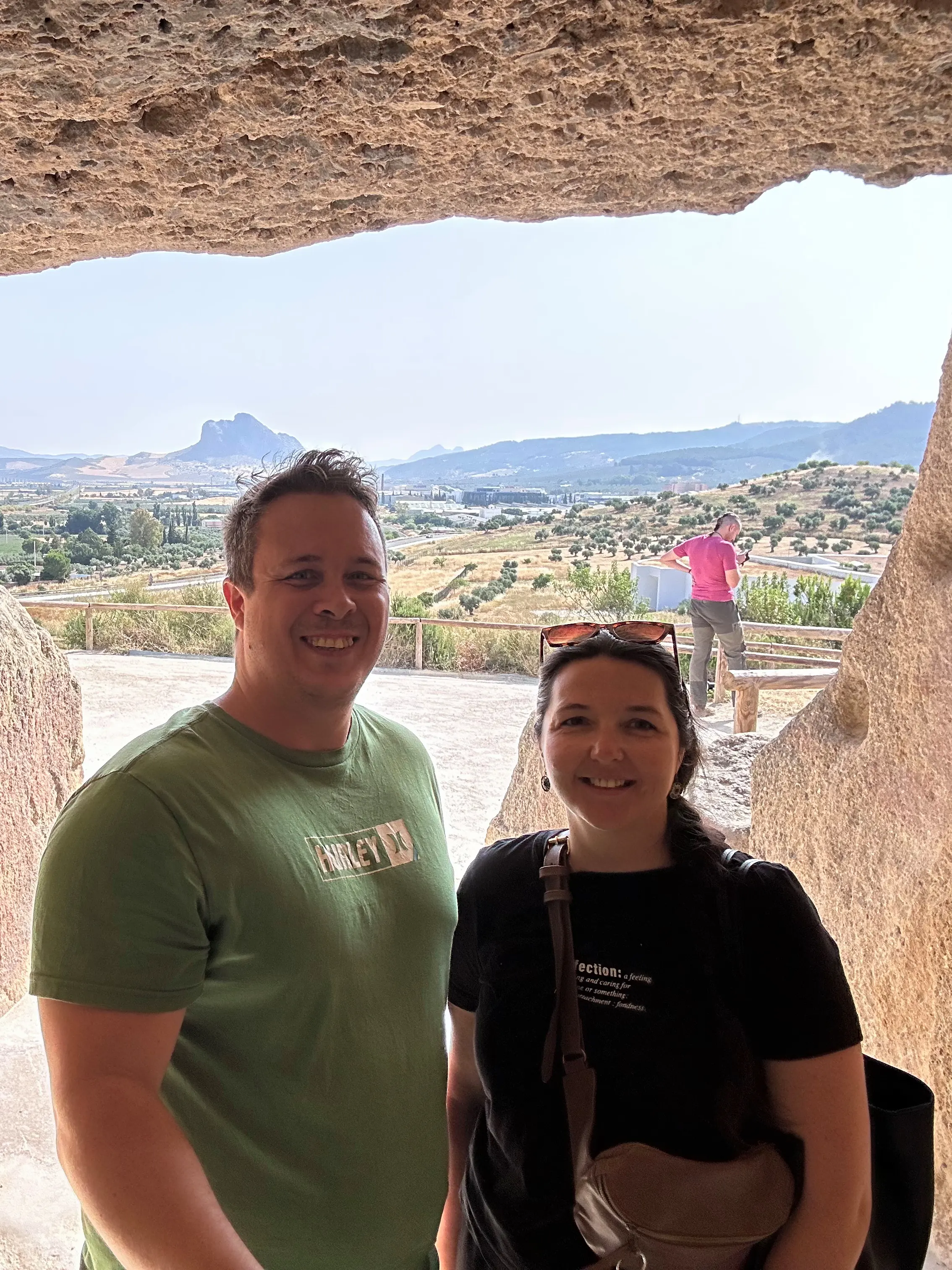 Antequera dolmens selfie