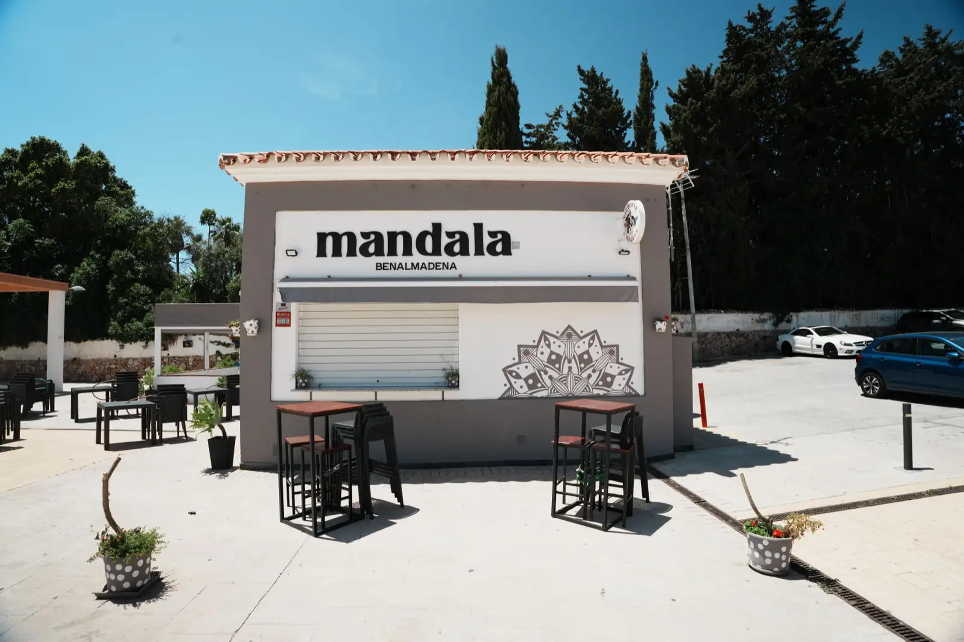 Mandala restaurant at the entrance to Benalmadena Pueblo