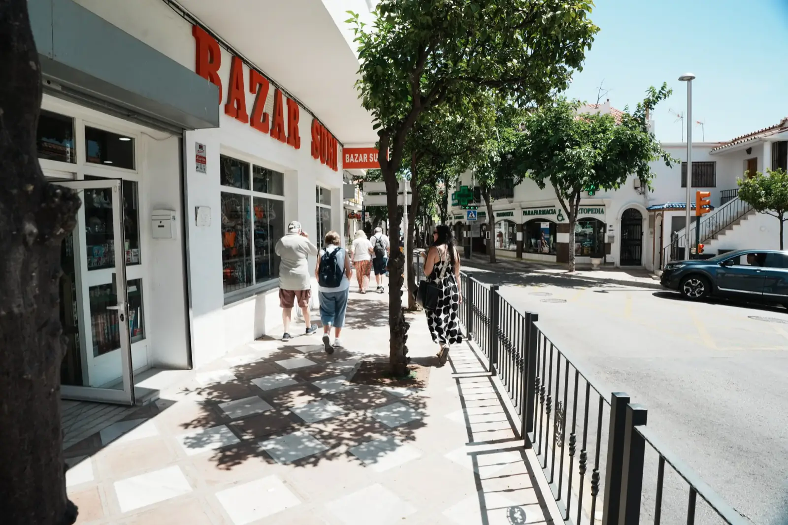 Walking through the streets of Benalmadena Pueblo
