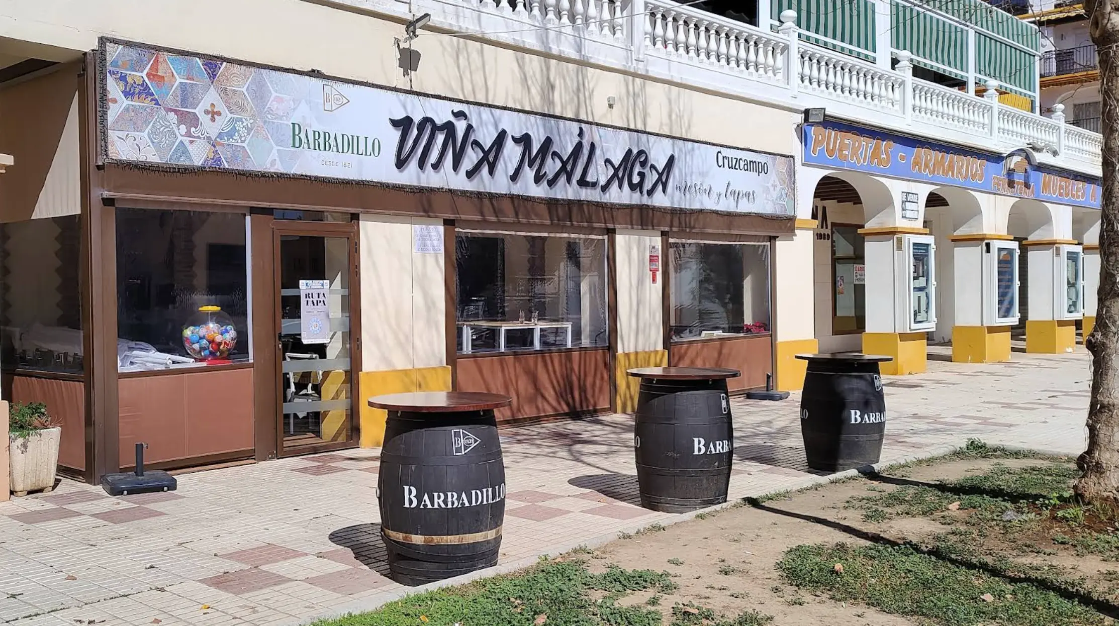 Asador la Viña Nueva restaurant entrance.