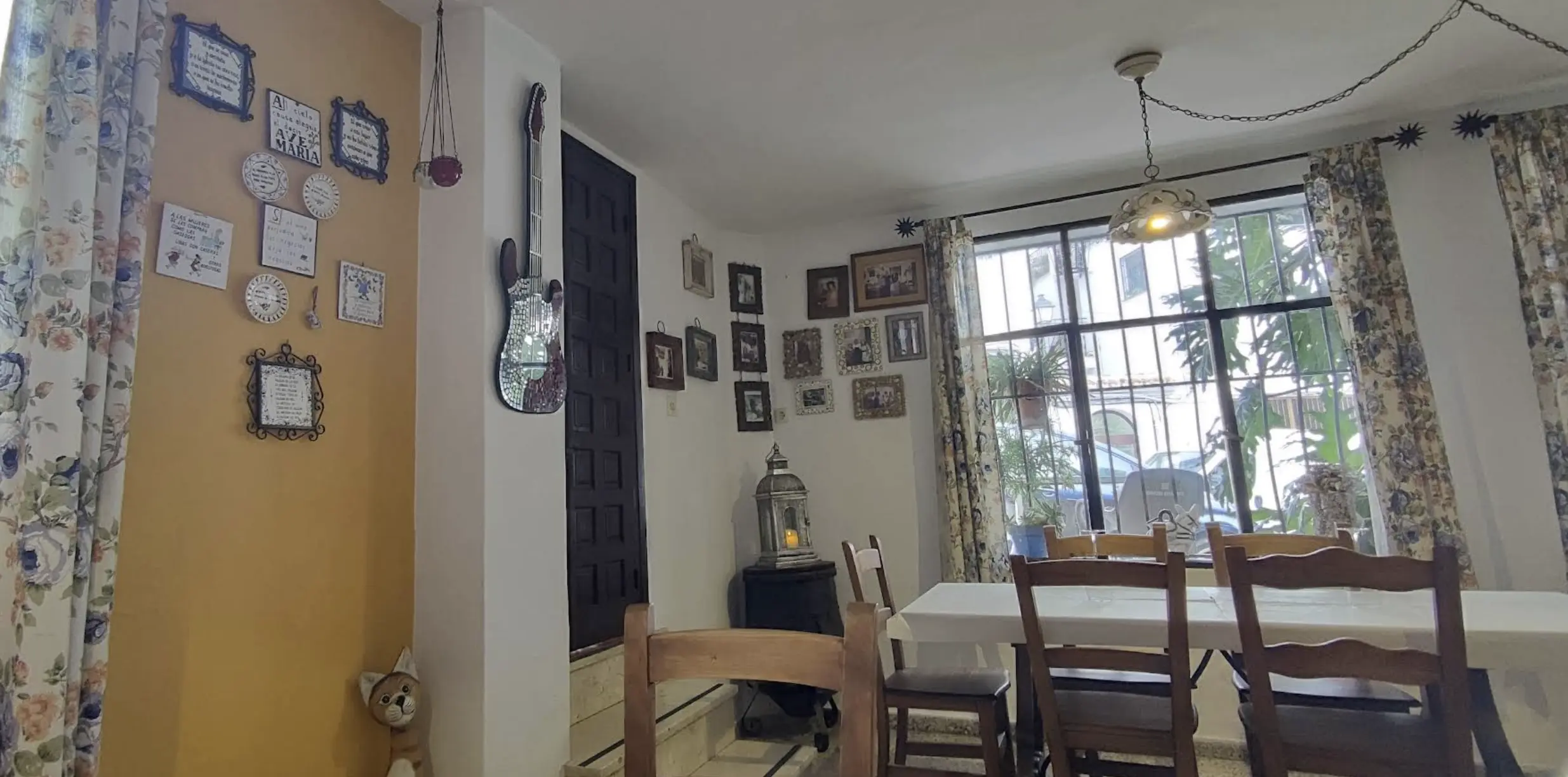 El Tangay restaurant entrance in Frigiliana.