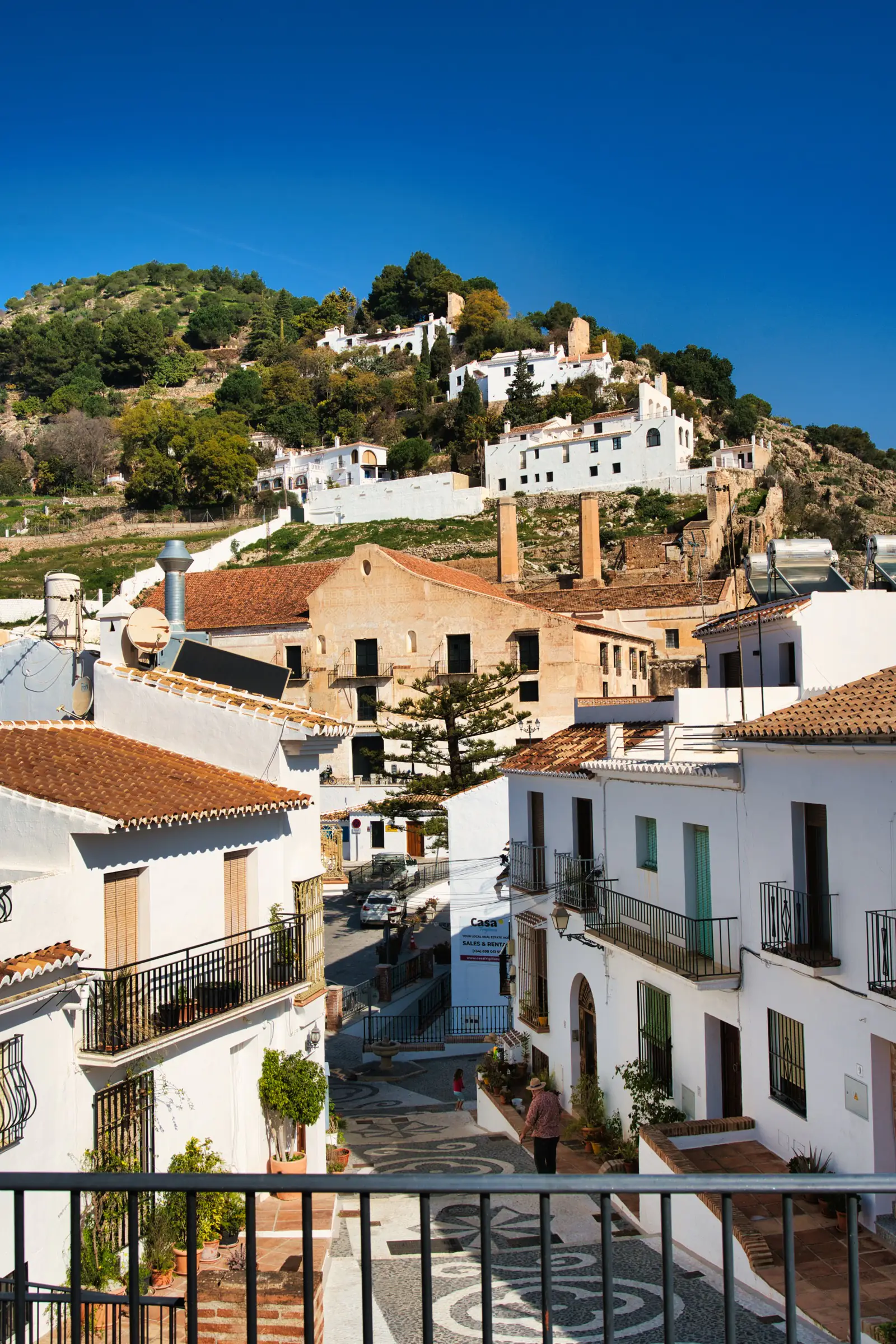 Whitewashed houses in Frigiliana