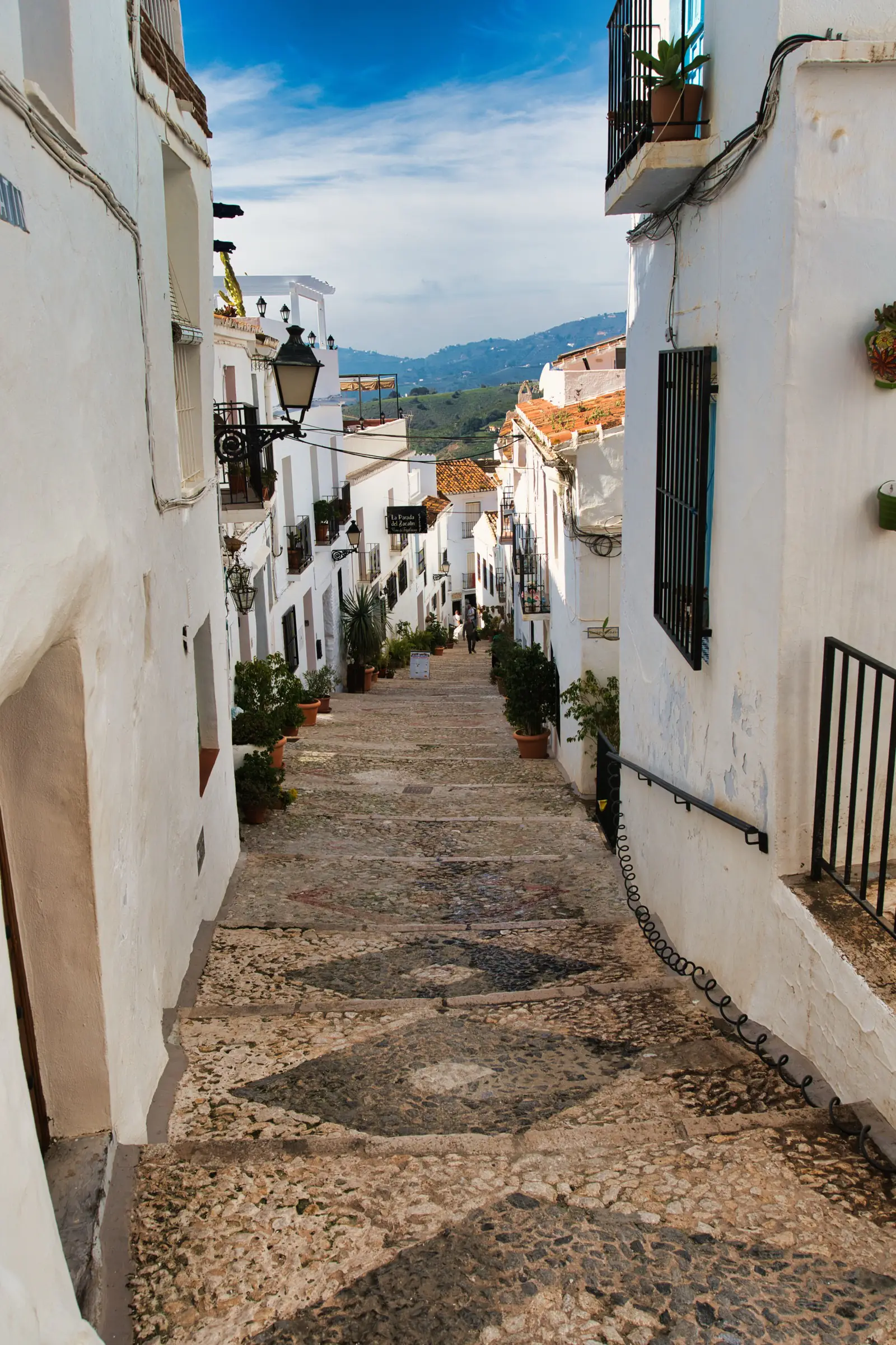 Narrow street in the old quarter