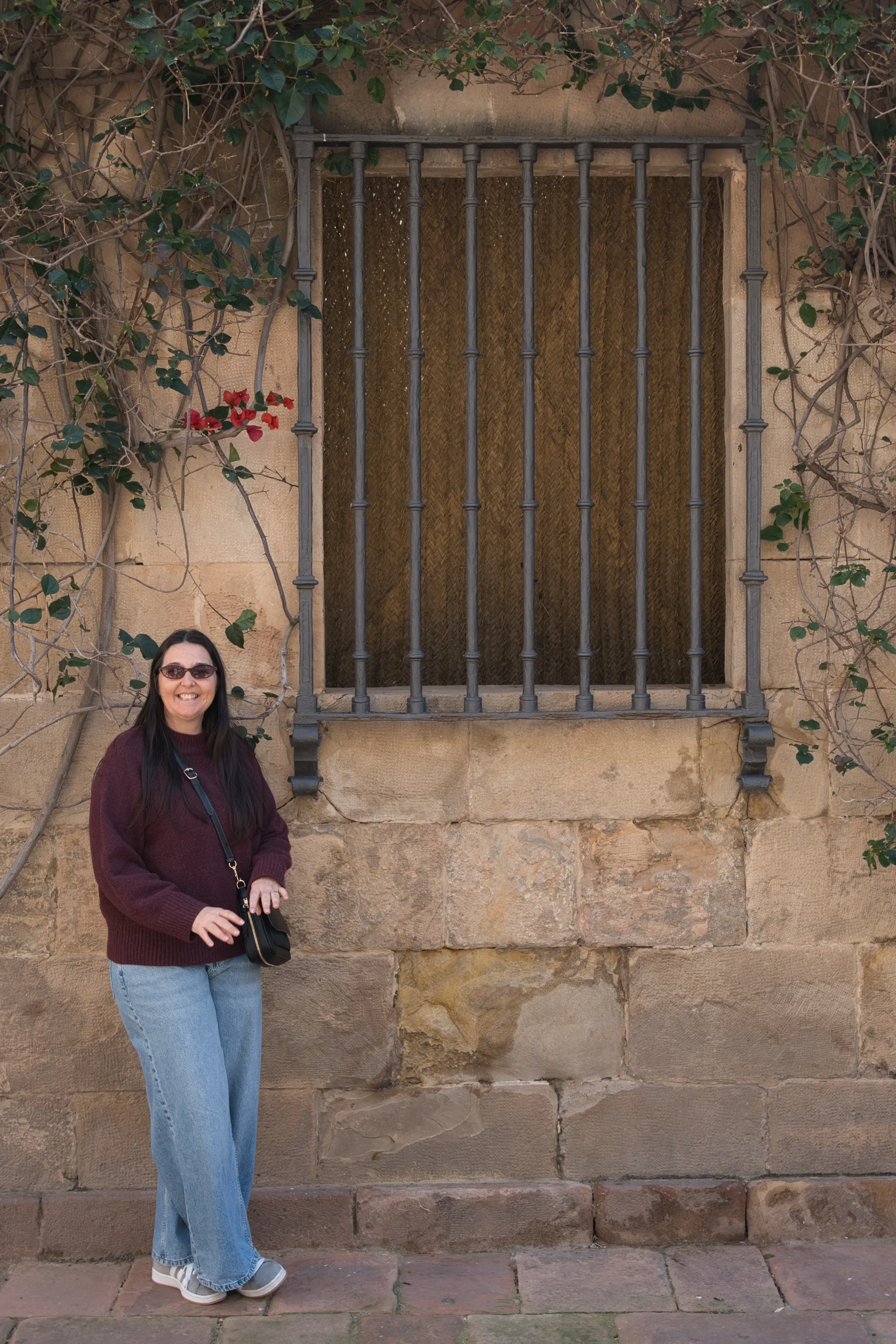 Heidi portrait against wall