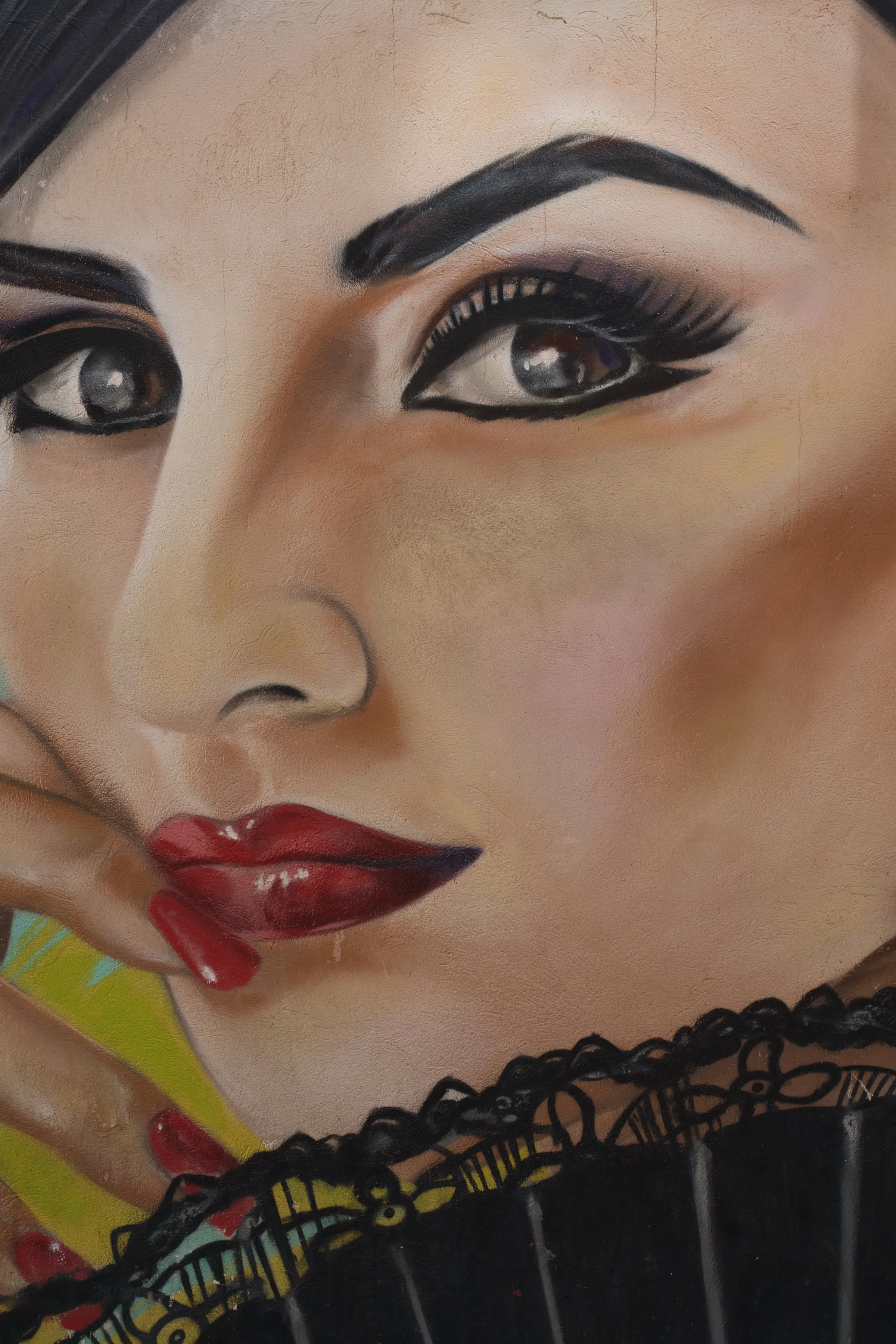 Graffiti in Malaga Soho district