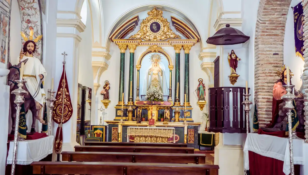 Inside the Church of the Incarnation in Marbella