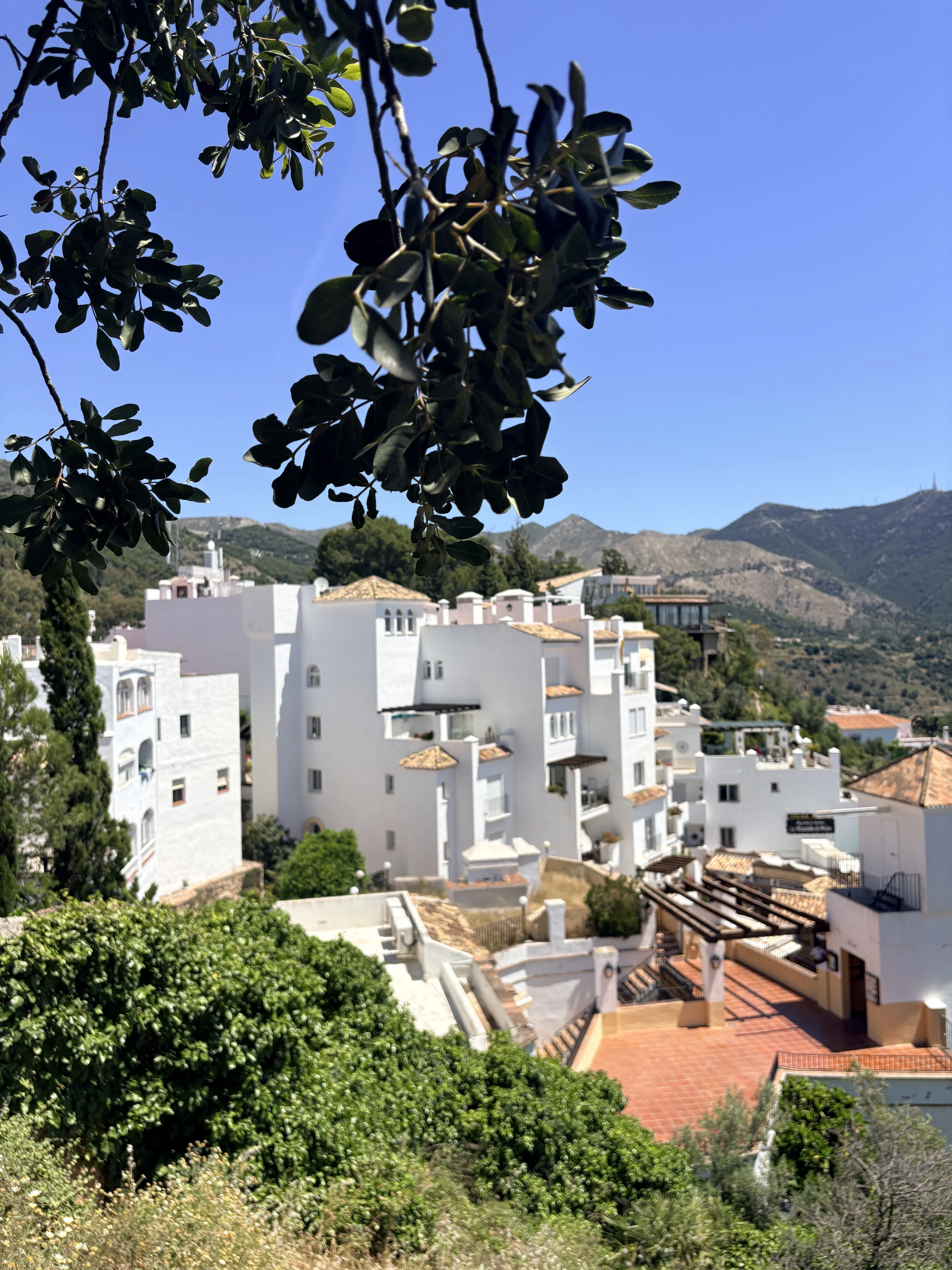 Mijas Pueblo whitewashed village on a hillside above the Costa del Sol