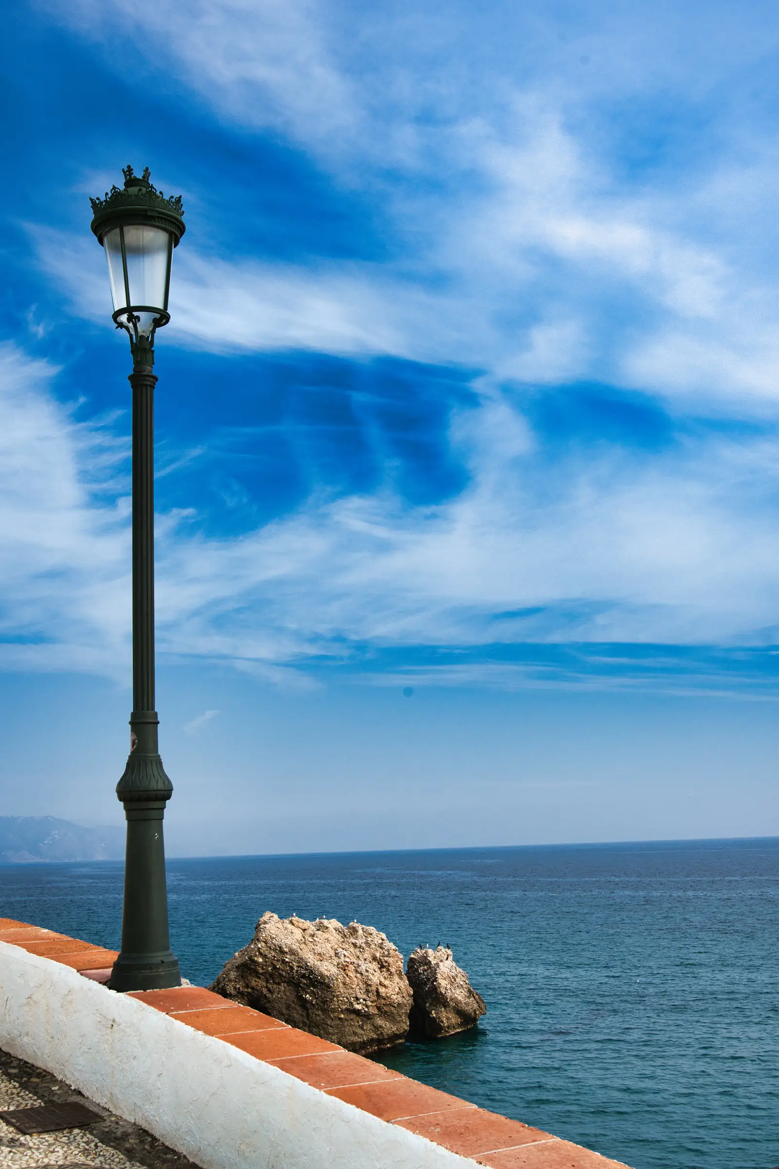 Pretty beach view in Nerja