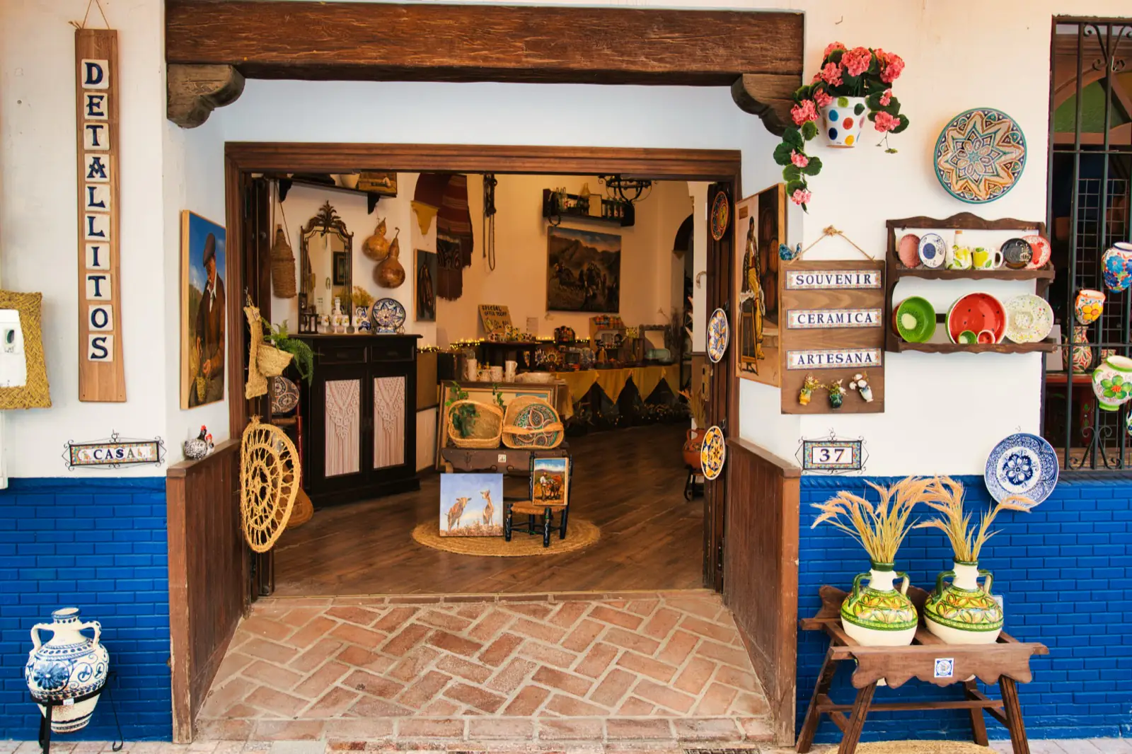 Curio shop in Nerja old town