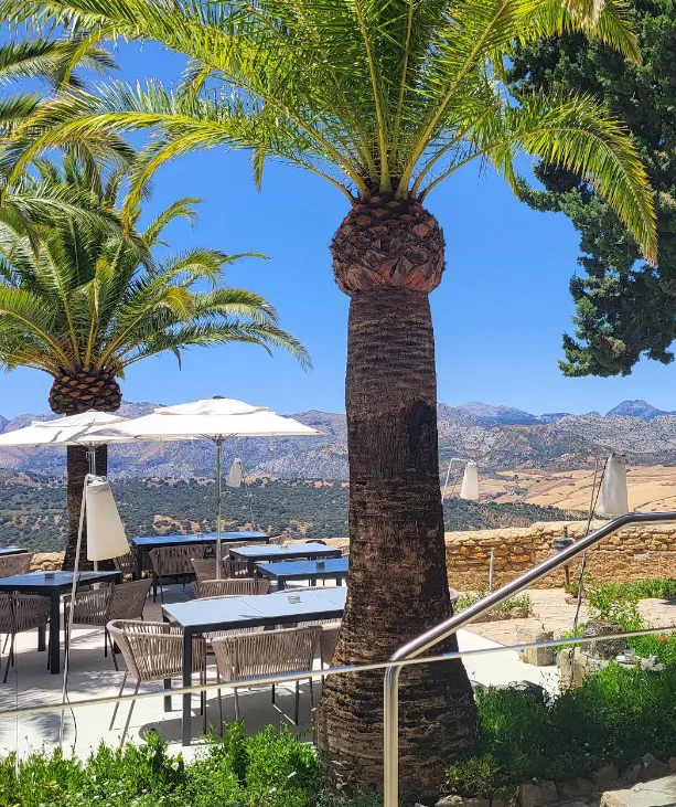 Azahar sunset views over Ronda gorge
