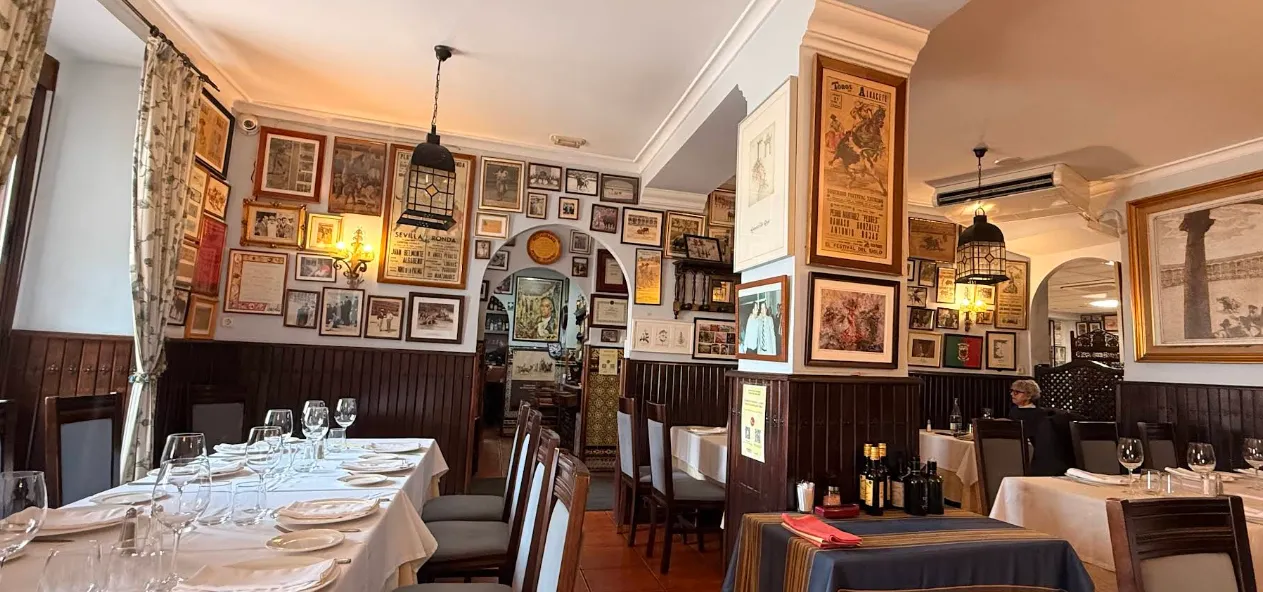 Pedro Romero restaurant Ronda bullfighting memorabilia