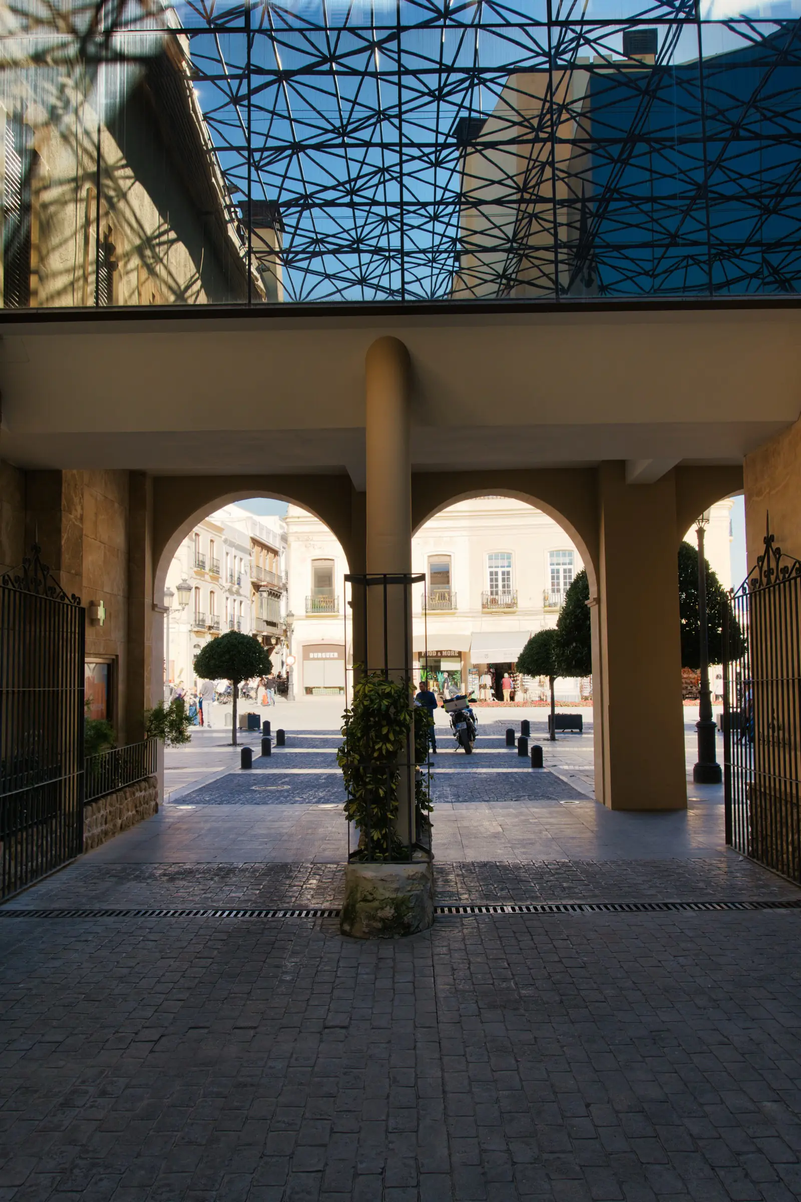 Gates of the Parador with views of the gorge