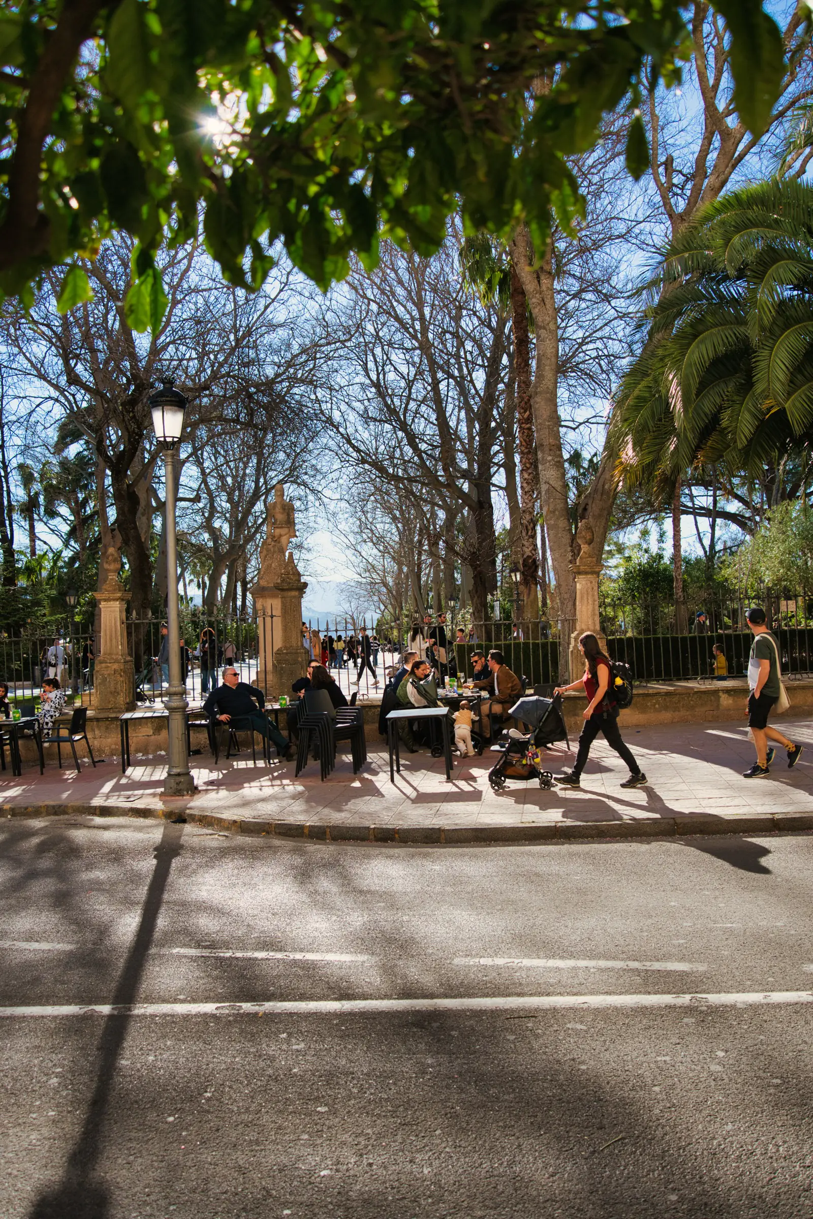 People enjoying outdoor dining in Ronda