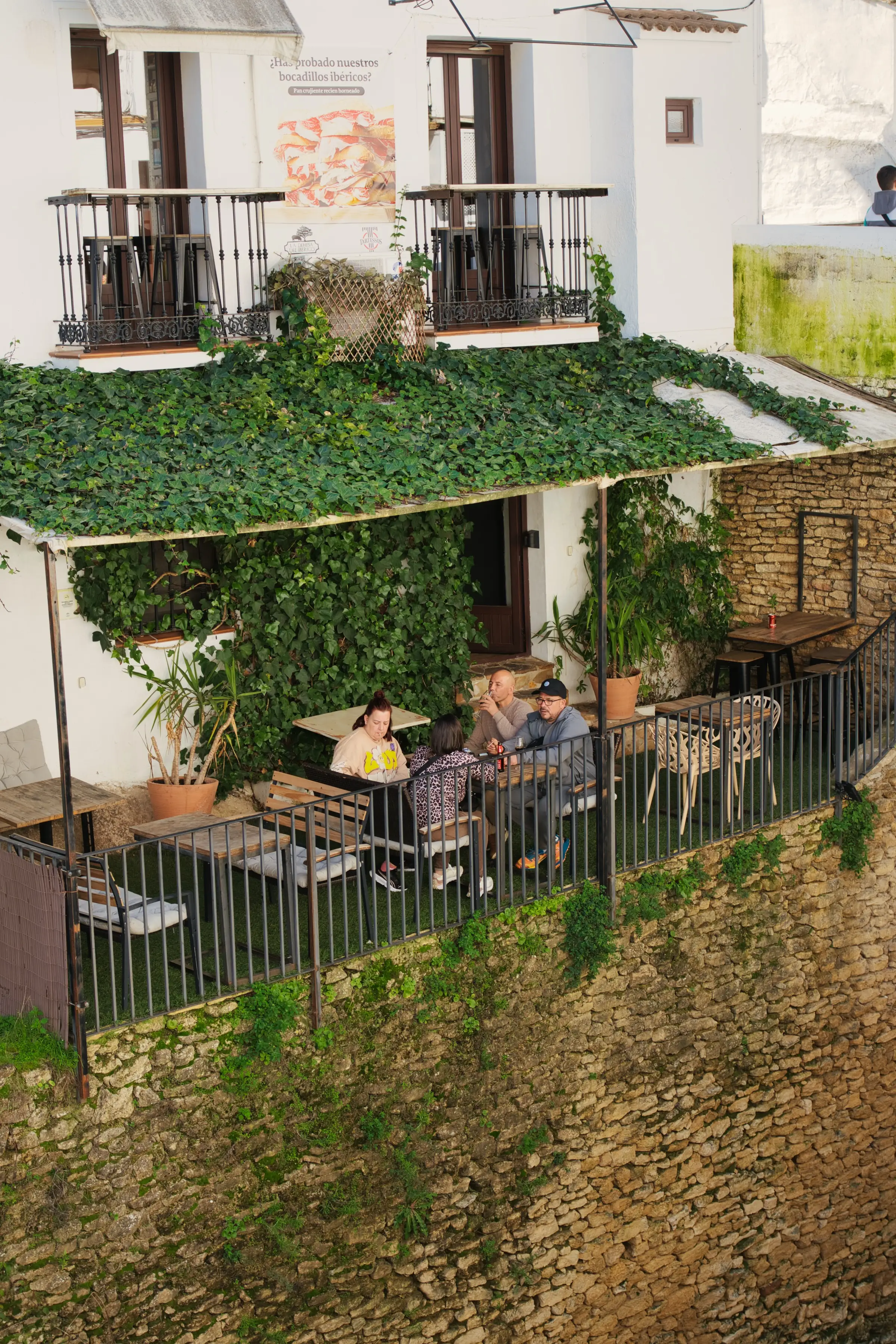 Edge restaurant overlooking the gorge