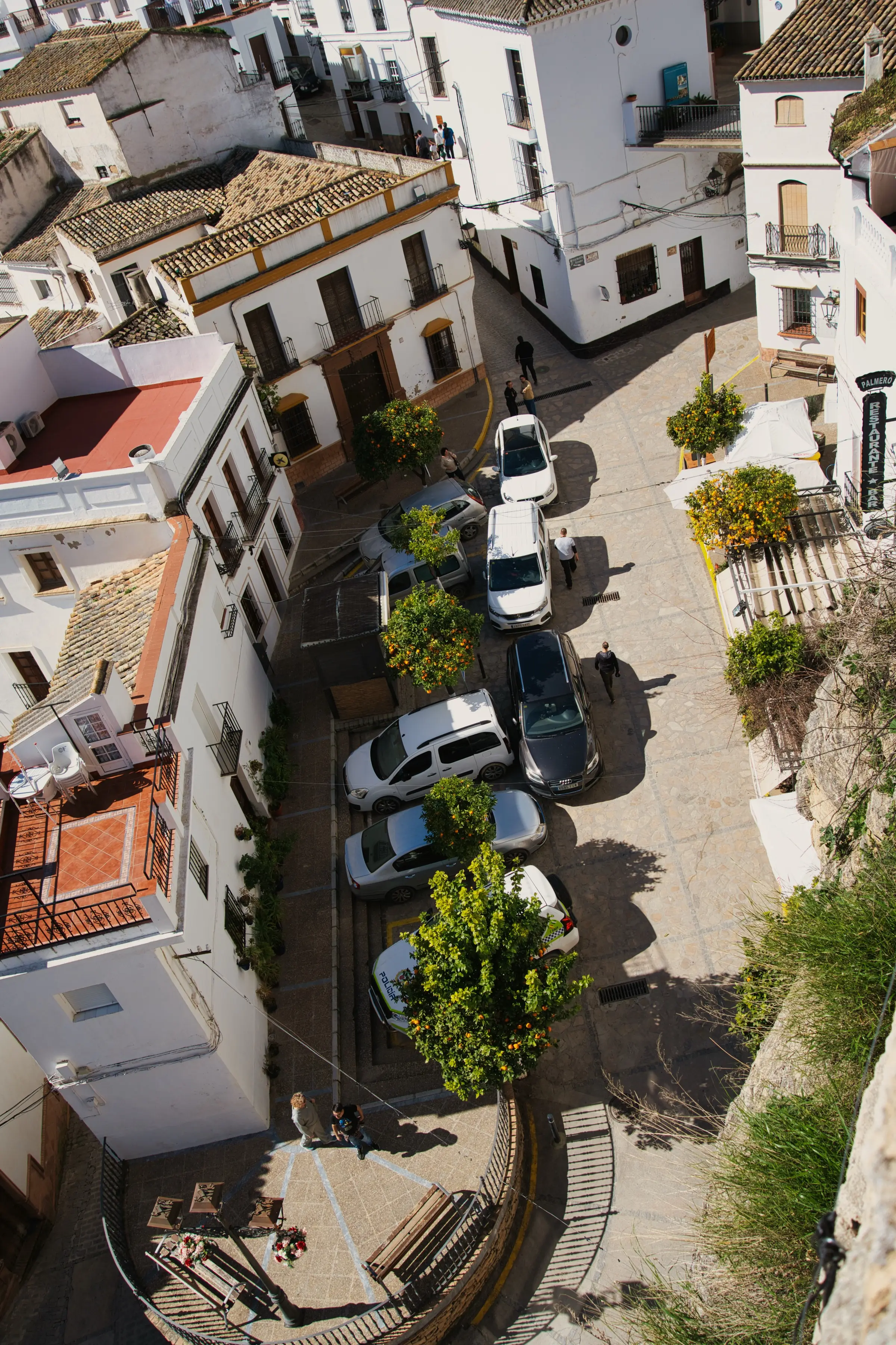 Plaza seen from above