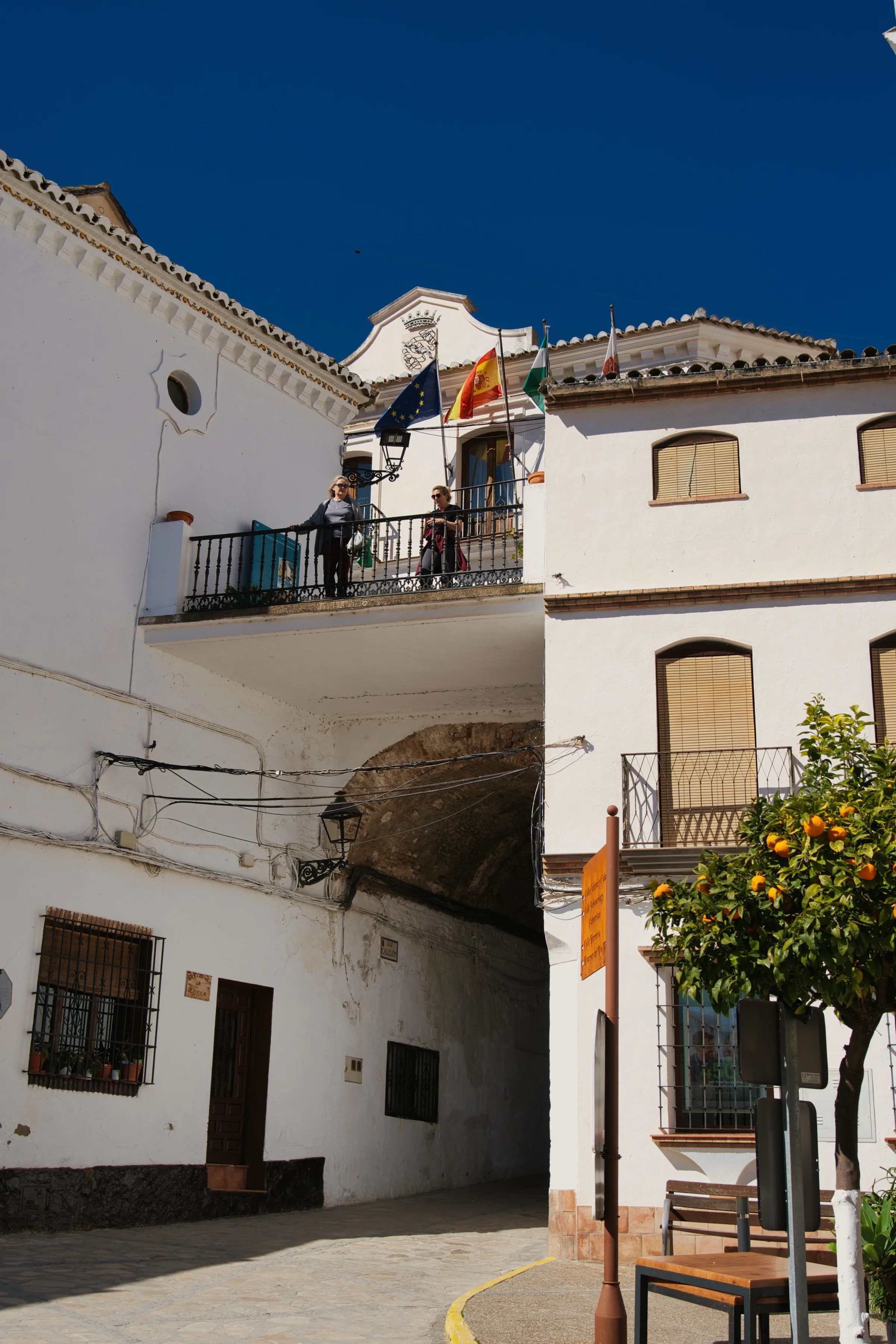Plaza viewpoint looking across